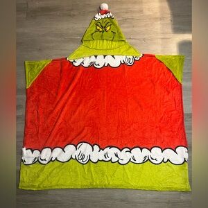 The Grinch Micro Fleece Hooded Blanket